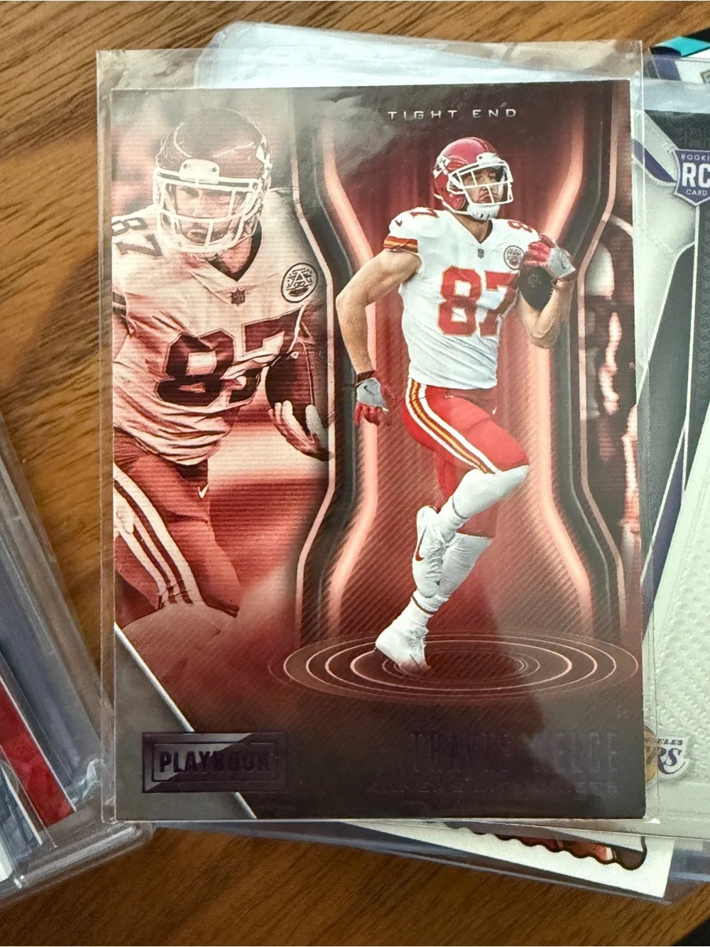 Travis kelce Football Trading Card - Tight End Player Card purple